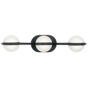 Kichler Brettin 3 Light Bath, LED, Matte Black