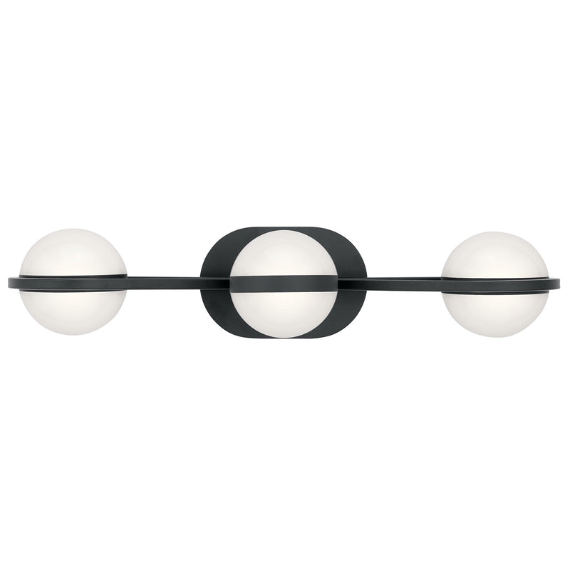 Kichler Brettin 3 Light Bath, LED, Matte Black