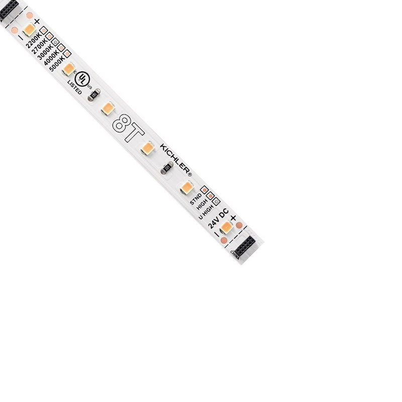 Kichler 8T Tape Light 10ft Ultra 3000K White | LED Under Cabinet Lighting | Kitchen & Display | 520 Lumens, Dimmable | Model 8T1010U30WH