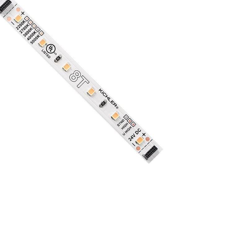 Kichler 8T Tape Light 804in 1-Light Under Cabinet Lighting | White Material | Kitchen & Counter Accent | 804 x 0.5 in | Model 8T1067S40WH