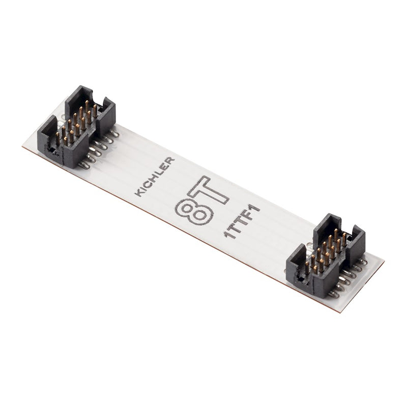 Kichler 8T Flex Tape to Tape Connector | White Material | LED Strip Accessory for Dry Locations | 1.5 x 0.25 in | Model 8T1TTF1WH