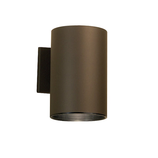 Kichler Wall Cylinder 1-Light Outdoor Sconce | Architectural Bronze Aluminum | Covered Patio & Entryway | 6 x 8 x 9 in | Model 9236AZ