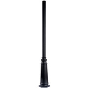 Kichler 4"x96" Cast Aluminum Outdoor Post, Textured Black