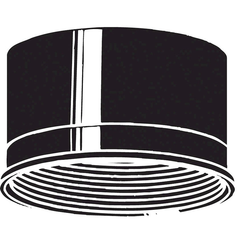 Kichler 9544BK Baffle Accessory | Black Plastic | Recessed Lighting Trim | 4.5 x 2.5 in | Model 9544BK