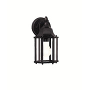 Kichler Chesapeake 6in 1-Light Outdoor Wall Sconce | Traditional Black and Clear Beveled Glass | Entryway & Covered Patio | 6 x 10 in | Model 9774BK