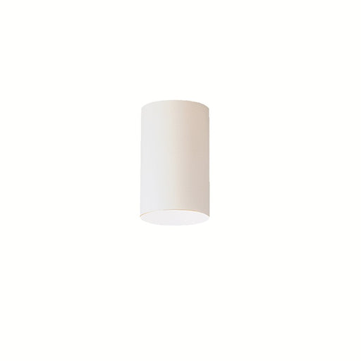 Kichler Cone 4.5in 1-Light Ceiling Mount | Contemporary White Aluminum | Covered Patio & Bathroom | 4.5 x 8.5 in | Model 9834WH