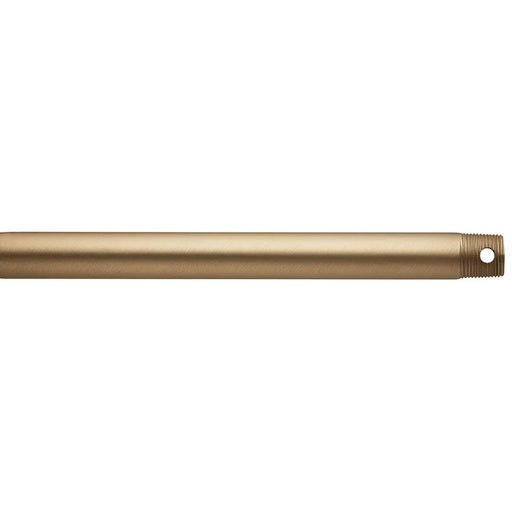 Kichler 12in Single Threaded Ceiling Fan Downrod | Champagne Bronze Steel | Ceiling Fan Accessory | 12 in Length | Model C2603-CPZ