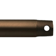 Kichler Accessory 12in Single Threaded Ceiling Fan Downrod | Steel Heritage Brushed Bronze | Standard Ceiling Fan Extension | 12 in | Model C2603-HBB