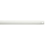 Kichler Accessory 36in Single Threaded Ceiling Fan Downrod | Steel Matte White | Ceiling Fan Extension for High Ceilings | 36 in L | Model C2606-MWH