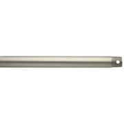 Kichler Accessory 36in Single Threaded Ceiling Fan Downrod | Steel Brushed Nickel | Ceiling Fan Extension for High Ceilings | 36 in L | Model C2606-NI