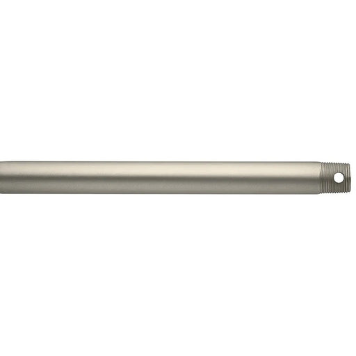 Kichler Accessory 36in Single Threaded Ceiling Fan Downrod | Steel Brushed Nickel | Ceiling Fan Extension for High Ceilings | 36 in L | Model C2606-NI