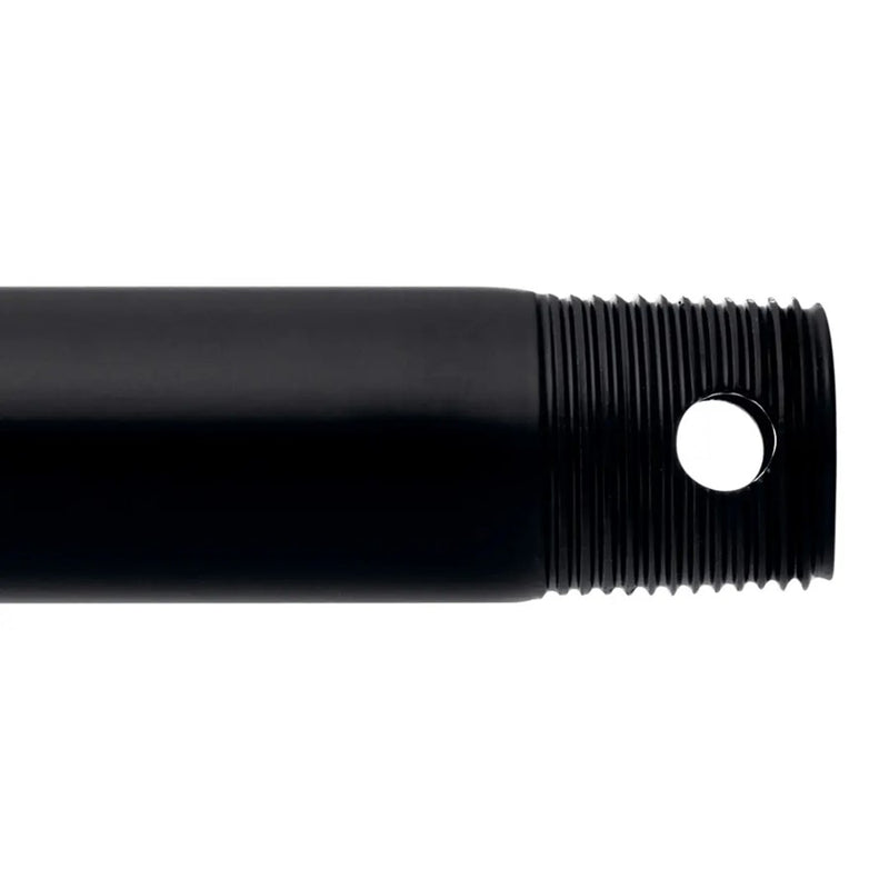 Kichler Accessory 48in Single Threaded Ceiling Fan Downrod | Matte Black Steel | Standard Ceiling Fan Installation | 48 in L | Model C2607-BK