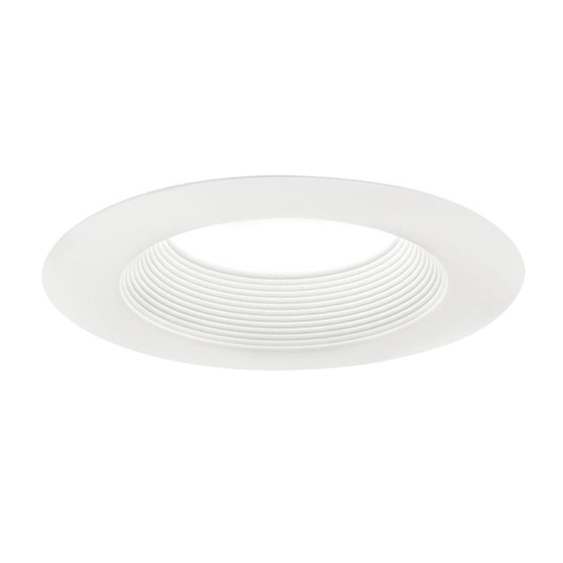 Kichler Direct-to-Ceiling 6in Square Recessed Downlight | 3000K LED, Textured White | Kitchen & Living Room | 8 x 22 x 2 in | Model DLRC06S3090WHT