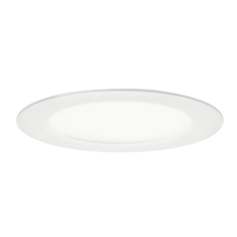 Kichler Direct to Ceiling Slim 5in LED Downlight | Textured White Aluminum | Kitchen & Living Room Recessed | 810 Lumens 3000K | Model DLSL05R3090WHT