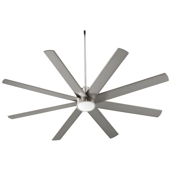 Luzaire Design Cosmo Indoor Fan, P Nickel, Light Kit Sold Separately - 3-100-20