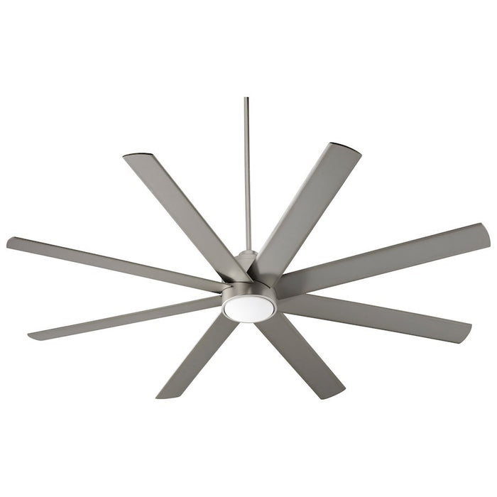 Luzaire Design Cosmo Indoor Fan, S Nickel, Light Kit Sold Separately - 3-100-24