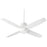 Luzaire Design Oslo Indoor Fan, White, Light Kit Sold Separately - 3-101-6