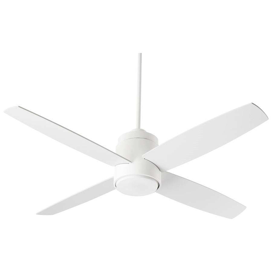 Luzaire Design Oslo Indoor Fan, White, Light Kit Sold Separately - 3-101-6