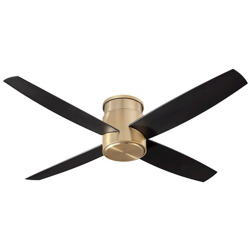 Luzaire Design Oslo 10.25" Ceiling Fan, Aged Brass - 3-102-40
