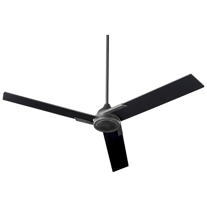 Luzaire Design Coda Indoor Fan, Noir, Light Kit Sold Separately - 3-103-15