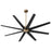 Luzaire Design Fleet Ceiling Fan, Aged Brass - 3-108-40