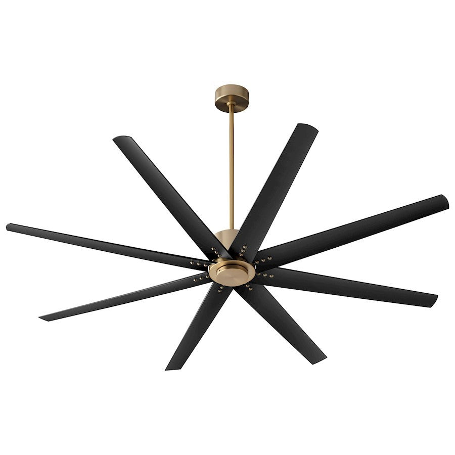 Luzaire Design Fleet Ceiling Fan, Aged Brass - 3-108-40