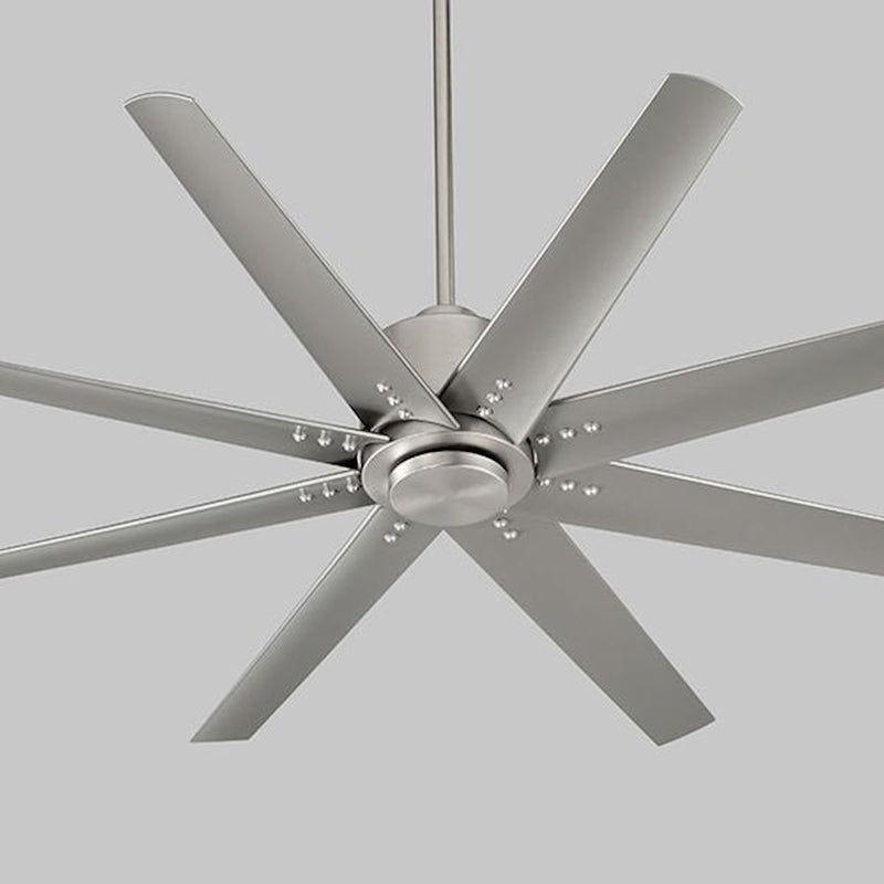 Luzaire Design Fleet 56" 8 Blade Fan, Satin Nickel - 3-112-24