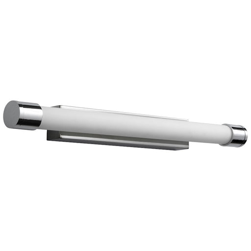 Luzaire Design Zenith 1 Light Sconce, Polished Chrome/White - 3-557-14