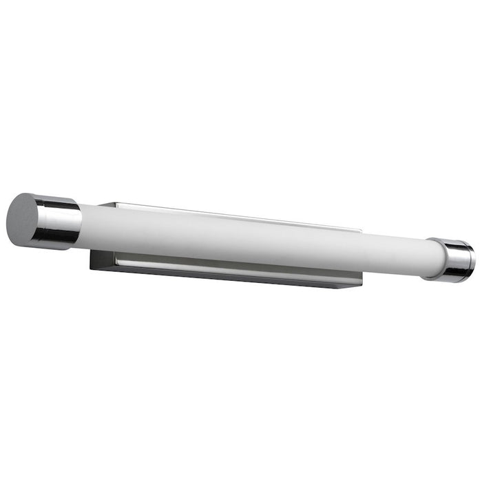 Luzaire Design Zenith 1 Light Sconce, Polished Chrome/White - 3-557-14