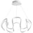 Luzaire Design Cirro 1 Light 28" Ceiling Mount, White/Matte White - 3-61-6
