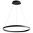 Luzaire Design Circulo 1 Light 24" Pendant, Black/Matte White - 3-64-15