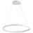Luzaire Design Circulo 1 Light 24" Pendant, White/Matte White - 3-64-6