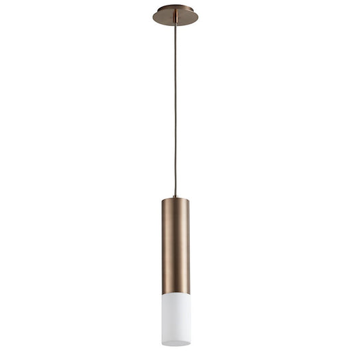 Luzaire Design Opus 1 Light Pendant, Satin Copper/Matte White - 3-654-25