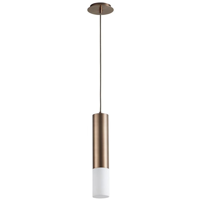 Luzaire Design Opus 1 Light Pendant, Satin Copper/Matte White - 3-654-25