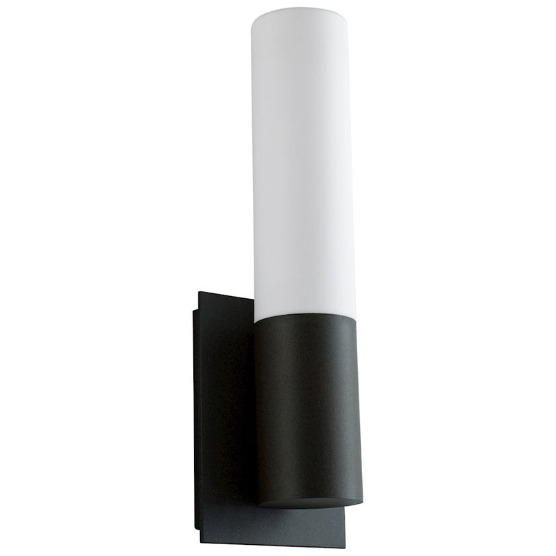 Luzaire Design Magneta 1 Light Exterior Sconce, Black/Opal - 3-728-15