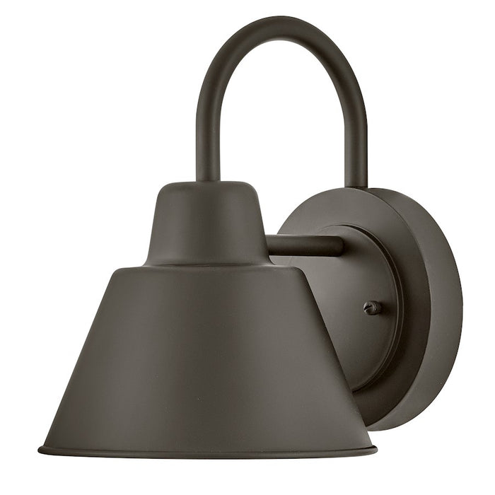 Lark Wes 1 Light Small Gooseneck Barn Light, Oil Rubbed Bronze