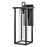 Lark Mateo 1 Light Outdoor Large Wall Mount Lantern, Black/Clear