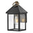 Lark Rhett 1 Light Outdoor Small Wall Mount, Black/Clear - 81520BK