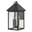 Lark Rhett 3 Light Outdoor Medium Wall Mount, Black/Clear - 81525BK