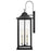 Lark Nolan 3 Light Outdoor Large Wall Mount Lantern, Black/Clear