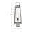 Lark Hugh 1 Light Outdoor Large Post Mount Lantern, Aluminum/Clear