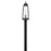 Lark Hugh 1 Light Outdoor Large Post Mount Lantern, Black/Clear