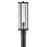 Lark Alfie 1 Light Medium Outdoor Post Mount, Black/Clear Seedy - 82051BK