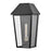 Lark Maclin 1 Light 19" Outdoor Wall Mount Lantern, Black/Clear - 82084BK