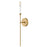 Lark Hux 1 Light Large Sconce, Lacquered Brass