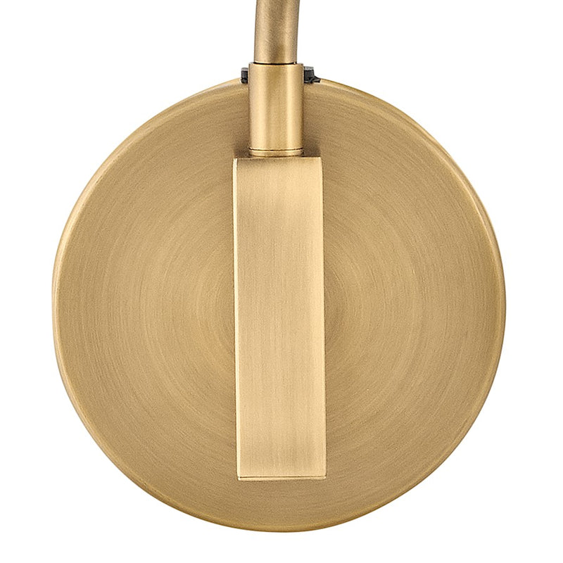 Lark Simon 1-Light Wall Sconce | Mid-Century Modern Black Steel and Cased Opal Glass | Bedroom & Hallway Accent Light | 18in Extension | Model 83250BK-CO