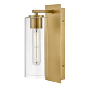 Lark Lane 1 Light Medium Sconce, Lacquered Brass/Clear - 83370LCB