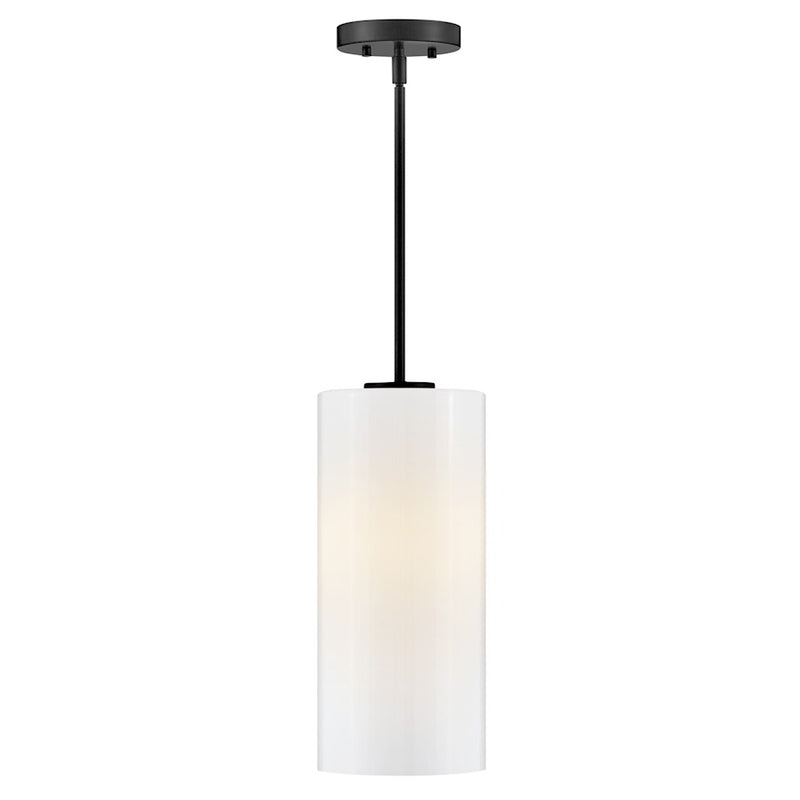 Lark Lane 1 Light Extra Small Pendant, Black/Cased Opal