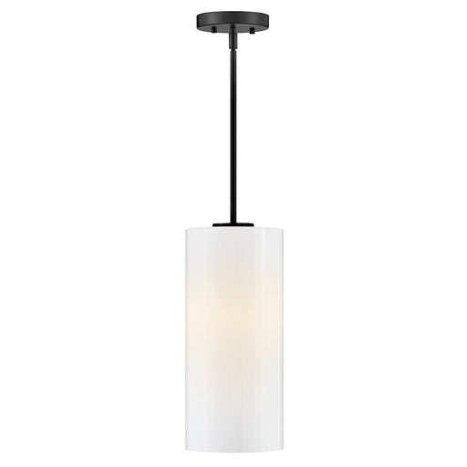Lark Lane 1 Light Extra Small Pendant, Black/Cased Opal