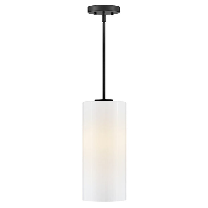 Lark Lane 1 Light Extra Small Pendant, Black/Cased Opal